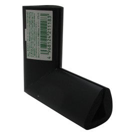 Cowboy Safety Cushion Scissors Inner Width 0.8 inch (20 mm) Corner Black