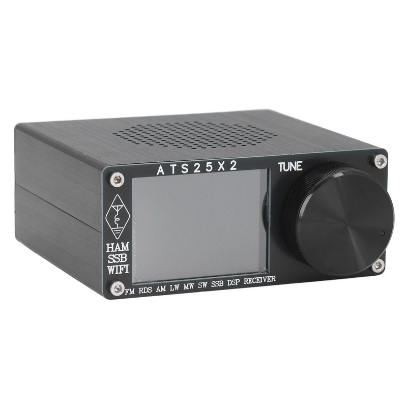 Radio Receiver 108MHz 153‑30000KHz 2.4 Inch Touchscreen Portable Handheld FM