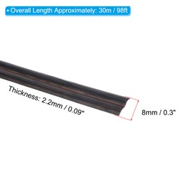 Patikil Wicker Repair Kit, 30m/98ft PE Rattan Replacement Repair DIY Set for Wicker Fixing Furniture Patio Furniture, Khaki