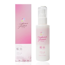 Sakurayama Cream 3.5 oz (100 g) Sakura Extract, Lactic Acid Bacteria Derived from Cherry Blossoms