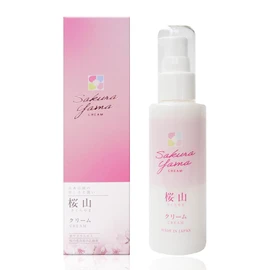 Sakurayama Cream 3.5 oz (100 g) Sakura Extract, Lactic Acid Bacteria Derived from Cherry Blossoms