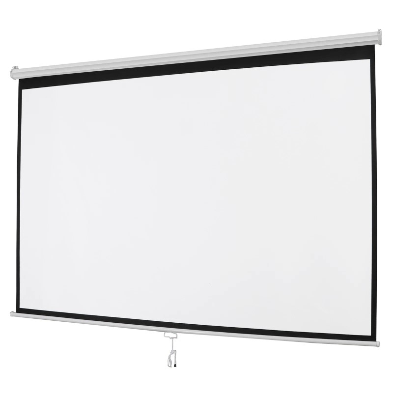 Segawe 100" Projector Screen Pull Down Manual 16:10 HD Wall