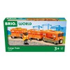 BRIO World Cargo Train for Kids Age 3 Years Up