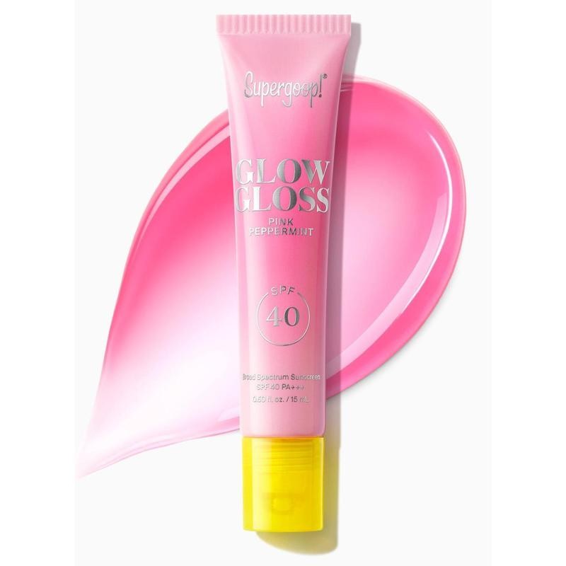 Glow Gloss SPF 40 Lip Balm:_Pink Peppermint