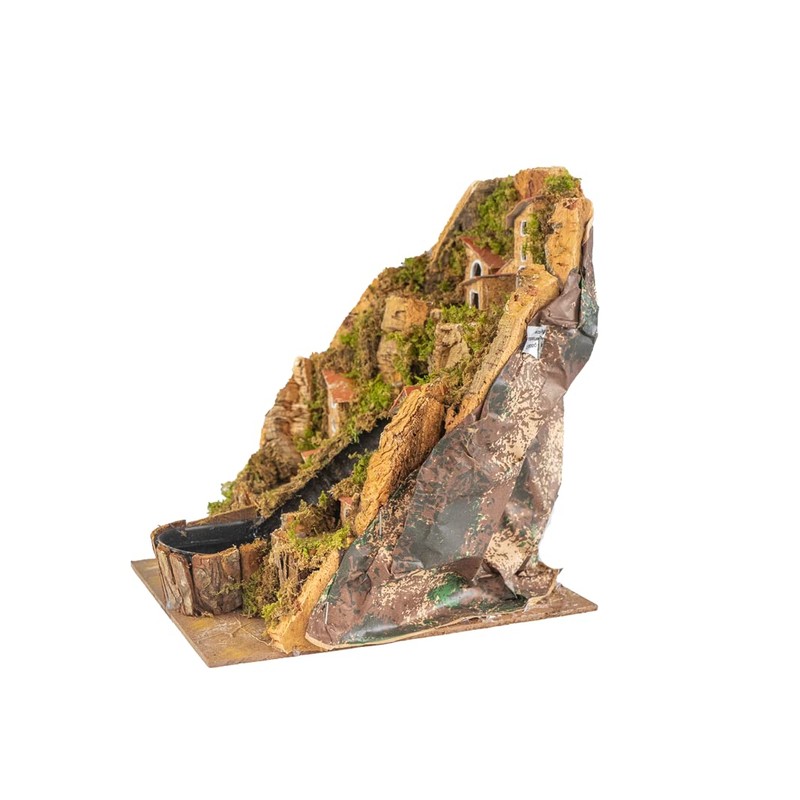 Village with Central Stream for Nativity Scene with Houses 20