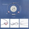Qings Infinity Bracelet Women's Sterling Silver Birthstone Bracelets Bangle with