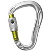 EDELRID Unisex - Adult HMS Bullet PermaLock Carabiner, Silver, One
