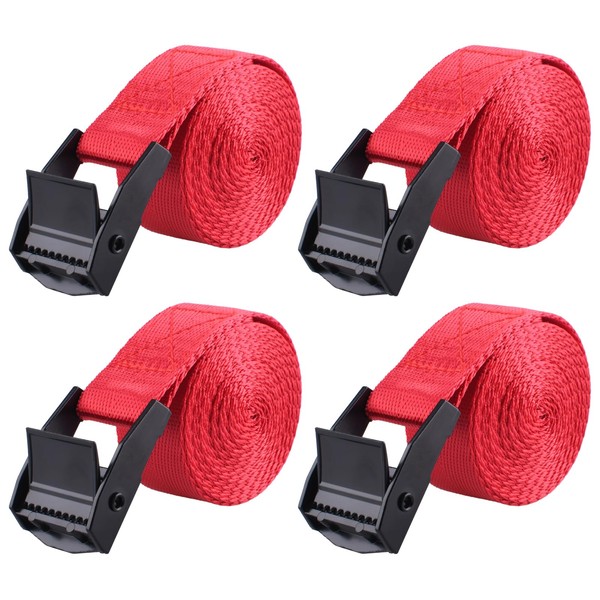 TRIWONDER Tie Down Straps Lashing Straps Nylon Webbing