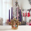 Stmarry Flameless Advent Candles, Set of 5 - Flickering LED