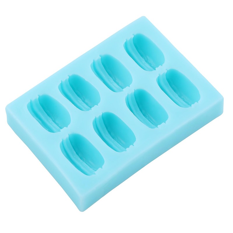 3D Macaron Fondant Mold Macaron Hamburger Silicone Mold