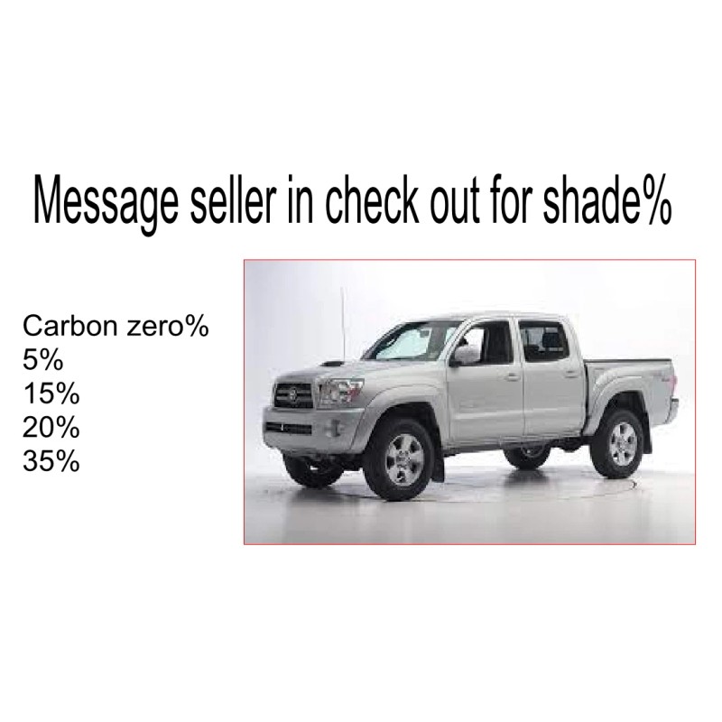 TintPro Premium Carbon Window tint fits Toyota Tacoma ext 2016-2023