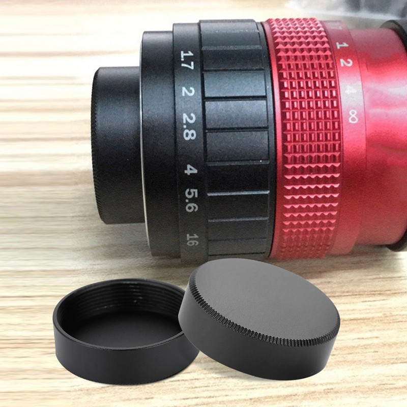 5pcs Metal C Mount Rear Lens Cover Cap 27mm for