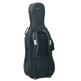 GEWA PURE Classic CS25 Cello Gig Bag 3/4 - Backpack Straps, Wheels, Black