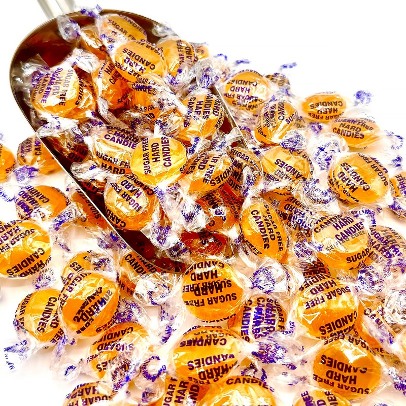 Sugar Free Butterscotch Hard Candy Arcor - 2LB Bag (About