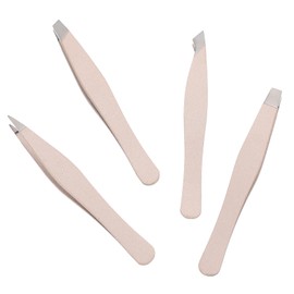 BIUDECO 4pcs Eyebrow Hair Clips Set Mini Epilation Tweezers for Precise Shaping Lightweight and Portable Eyebrow Makeup Tool for Unisex Daily Use