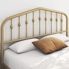 Yaheetech Full Bed Frames Metal Platform Bed with Victorian Style