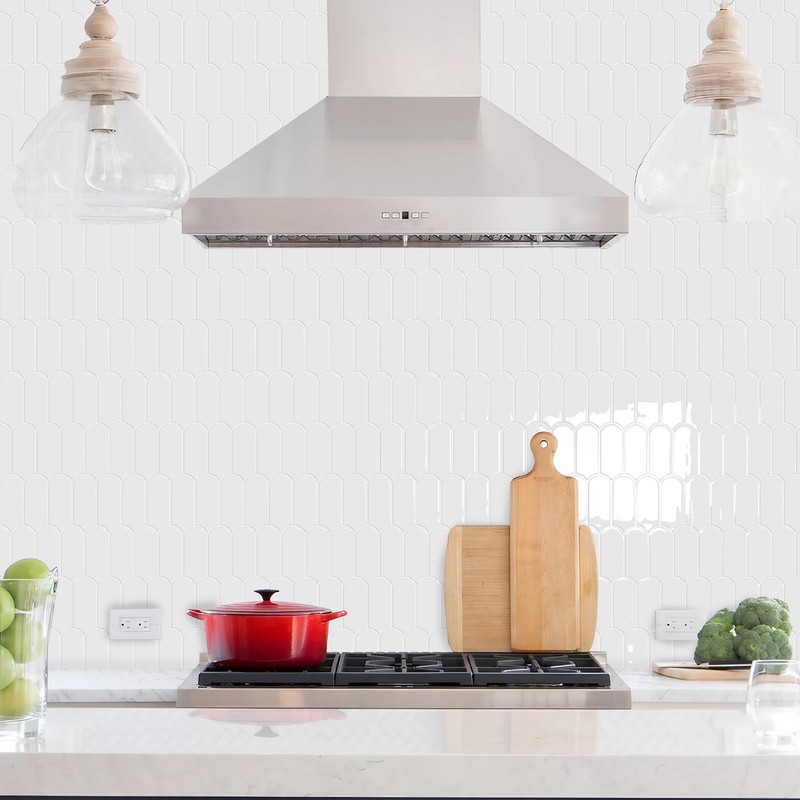 Vamos Tile Upgraded Thicker Design Peel and Stick Backsplash Tile,