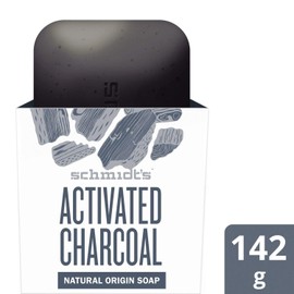 Schmidt's Natural Soap (for Body and Face, Activated Charcoal with Activated Carbon) Pack of 1 (1 x 142 g)