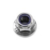 TA-VIGOR 10Pcs M10 Flange Lock Nuts, Stainless Steel Nylon Insert