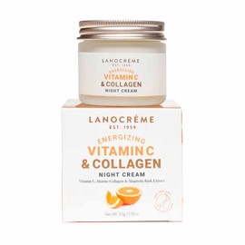 Lanocreme-Energizing Vitamin C & Collagen Night Cream 50g