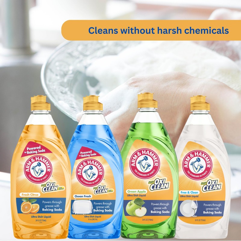 Arm & Hammer, Ultra Dish Liquid Fresh Citrus, 24 Fl