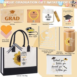 2026 Graduation Gifts for Women Her, Master Degree Graduation Gift Box, Graduate Gifts Basket for College High School, Class of 2026 Graduate Gift for Graduates Daughter Friend Nurse, Phd Grad Present