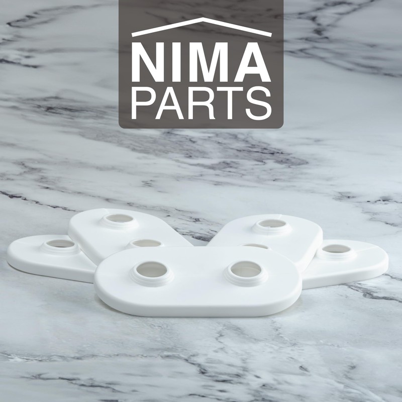 NIMA PRODUCT: 6 x Double Heating Pipe Rosette 15-22 mm
