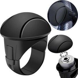 Steering Wheel Spinner (2024 Improved Model), Bearing Construction, Recommended for Veteran Drivers, Present, Large Trucks, Passenger Cars, Light Vehicles, Spinner Knob, Power Handle, Mounting Kit