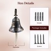 6" Solid Brass Bell Marine Wall Mounted Ship Bronze Finished