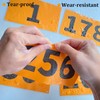 UISKOOPW Race Bib Numbers for Tryouts,Running Bibs for Races, Marathon