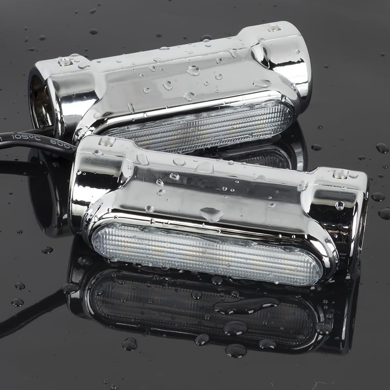 WUMFIRE Motorcycle Driving Light Highway Light bar Red and Blue