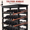 Bambition Bamboo Wine Rack Freestanding Floor, 7-Tier 42-Bottle Wine Storage