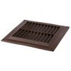 150 x 150 mm Brown Plastic Ventilation Grille – Exhaust