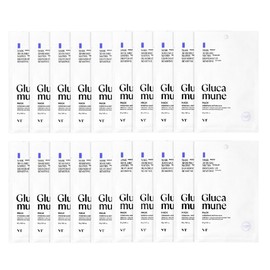 VT Glucamune Mask 10 Sheets + 10 Sheets / 브이티 VT 글루카뮨 마스크 10매+10매