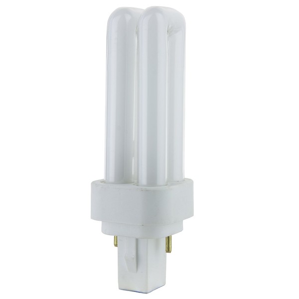 Sunlite PLD9/SP27K 9-Watt Compact Fluorescent Plug-In 2-Pin Light Bulb, 2700K Color