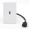 VCE 2-Pack HDMI Keystone Jack, Female to Female HDMI Pigtail