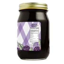 Green Jay Gourmet Blackberry Sweet Tea Concentrate - All-Natural Black Tea - Easy to Prepare & Makes 1 Gallon - Handcrafted in the USA in a Pint Mason Jar - Ideal for Parties & Gatherings - 2 x 16 Ounces