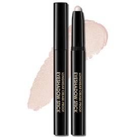 Erinde Pearl Glitter Eyeshadow Pen, Glitter Eyeshadow Stick Waterproof & Long-Lasting, Cream Shimmer Crayon Eyeliner, Metallic Shimmer Eye Makeup Pen #06 Oyster Shimmer