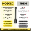 MOGOLD Adult Jump Rope,5mm PVC Jump Rope,Adjustable Length with Shatterproof