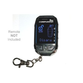 Alarm-Mate Black Leather Cover for Compustar 2WSSR-T11 and 2WT11R-SS Remote Control Transmitters (Remote Not Included)