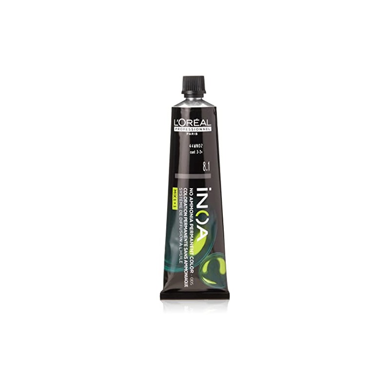 L'oreal Inoa, No. 8.1 Light Ash Blonde, 2.1 Oz