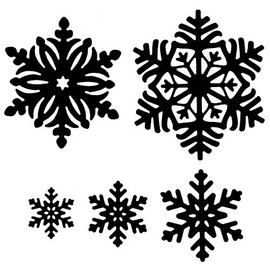 Ideen mit Herz Cutting Dies | Ice Crystals 1 | Pack of 5