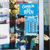 Open Closed Signs Business Hours Sign Set for Window Door