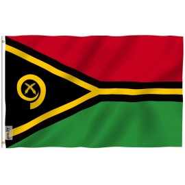 Anley Fly Breeze 3x5 Foot Vanuatu Flag - The Republic of Vanuatu Flags Polyester