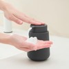 YAUKPH Matte Gray Foaming Hand Soap Dispenser Plastic 11 oz