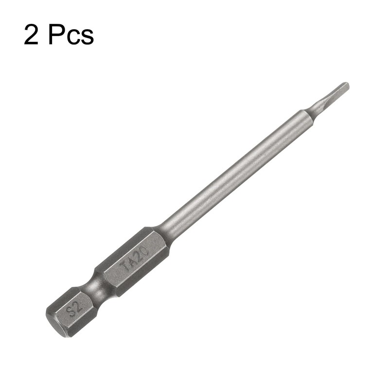 HARFINGTON 2pcs Magnetic Triangle Screwdriver Bit TA20 1/4" Hex Shank
