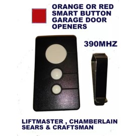 CHAMBERLAIN COMPATIBLE REMOTE Raynor Garage Door Opener Comp Remote Control  For Red & Orange Smart Button