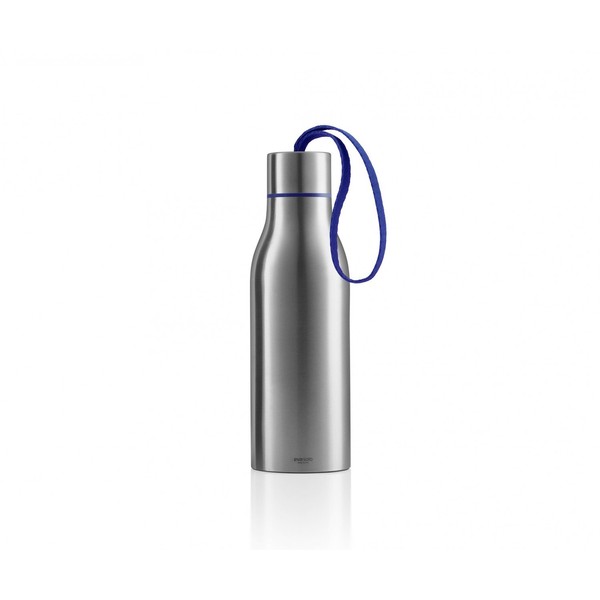Eva Solo Thermal Travel Mug With Carrying Strap, Brushed Stainless