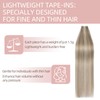 Silk-co Tape-In Real Hair Extensions, Pack of 20, Light Version