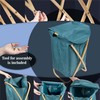 Foldable Bamboo Laundry Hamper with Lid - Decor Essentials for